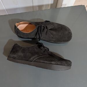 Kalso Earth Faroe Lokah Black  Suede Negative Heel Shoe Mens 12 Retro 70s